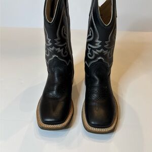 Cody James Youth Black Cowboy Boots